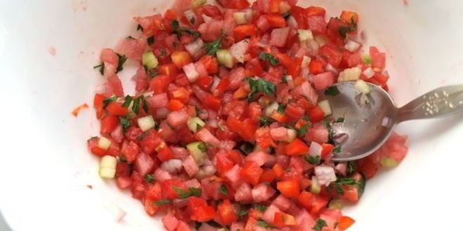 Рецепт гаспачо с арбузом