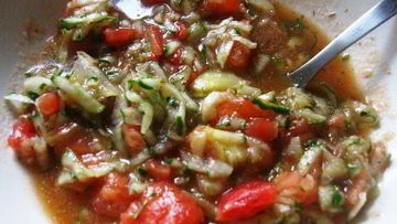 Рецепт Гаспачо с газированной водой