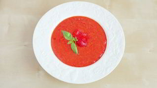 Рецепт Гаспачо с клубникой