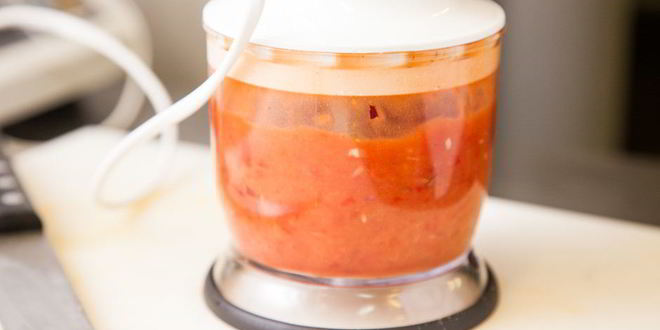 Рецепт гаспачо с крабовыми палочками