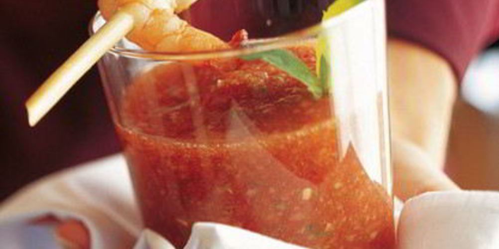 Как приготовить гаспачо с креветками