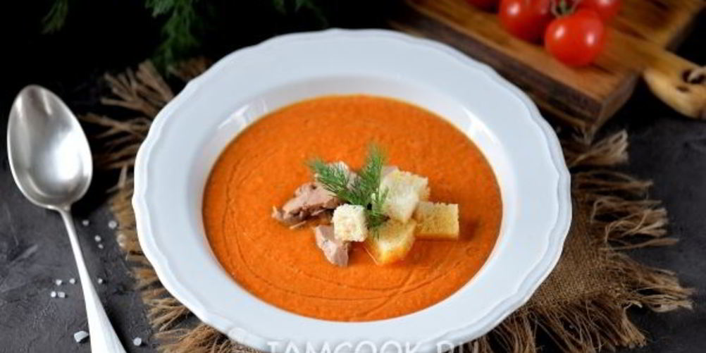 Как приготовить гаспачо с печенью трески