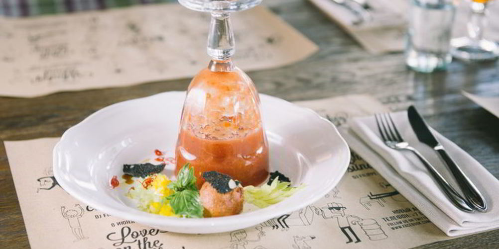 Как приготовить гаспачо с сорбетом из томатов