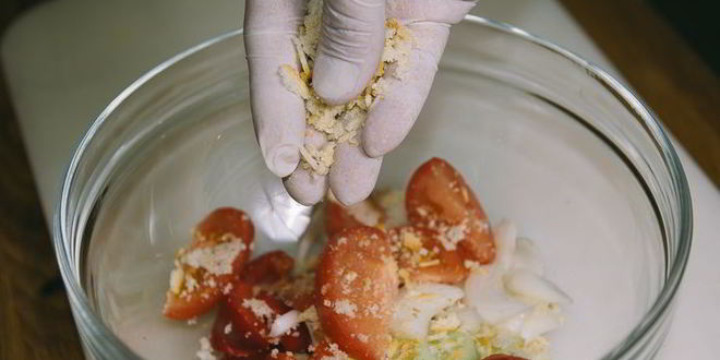 Рецепт гаспачо с сорбетом из томатов