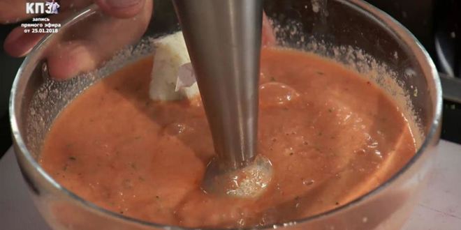 Рецепт гаспачо с зелеными глазами