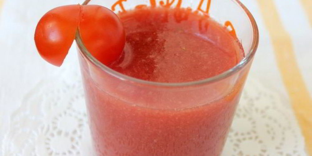 Как приготовить томатно-вишневый гаспачо в стаканах