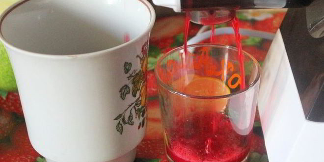 Рецепт томатна-вишневого гаспачо в стаканах