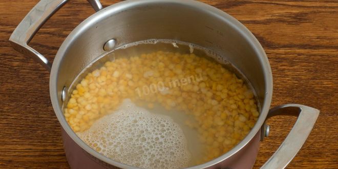 Рецепт горохового супа без мяса
