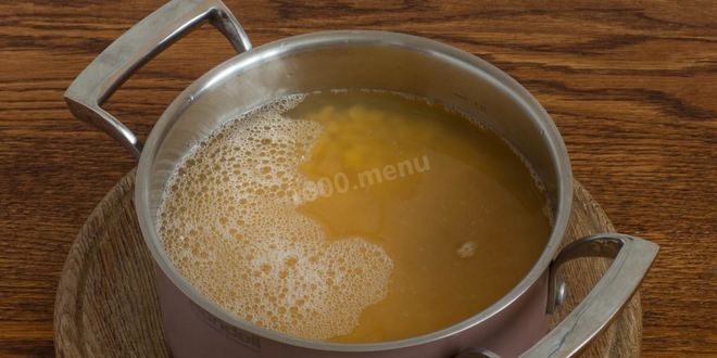 Рецепт горохового супа без мяса