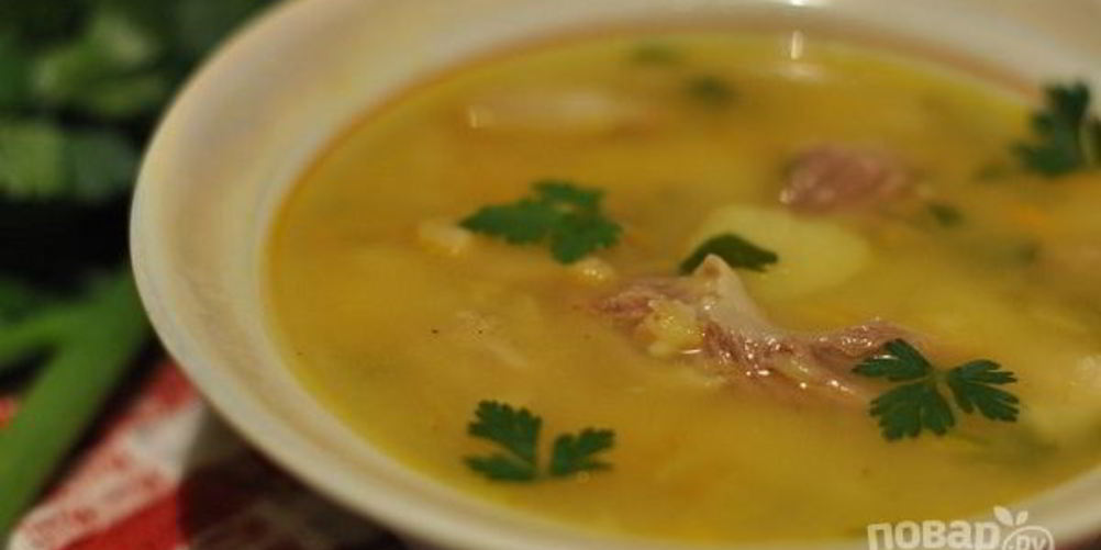 Как приготовить гороховый суп обычный