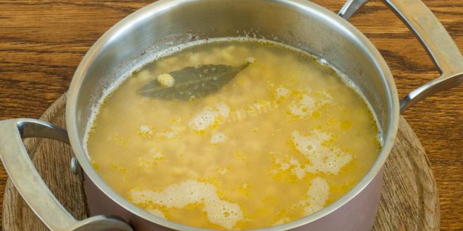 Рецепт горохового супа постного