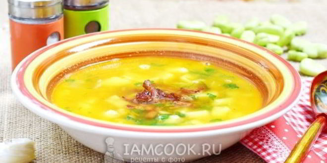 Рецепт горохового супа с беконом