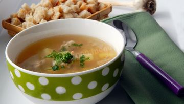 Рецепт Горохового супа с фрикадельками