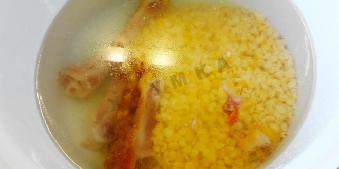 Рецепт горохового супа с копченой курицей