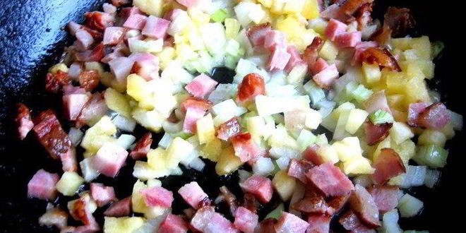 Рецепт горохового супа с копченостями и тыквой