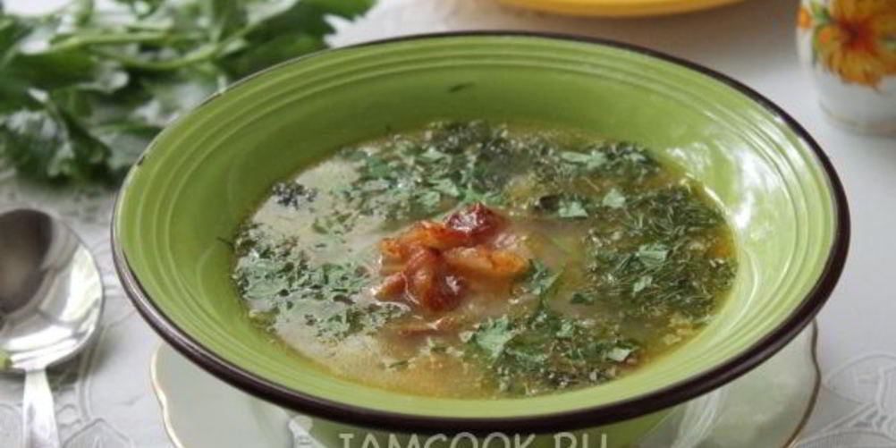 Как приготовить гороховый суп с копченым салом