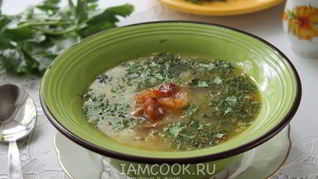 Рецепт Горохового супа с копченым салом