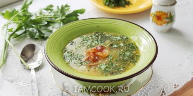 Рецепт горохового супа с копченым салом
