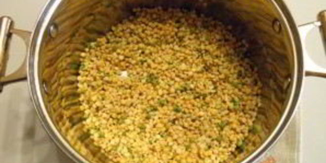 Рецепт горохового супа с копчеными ребрышками