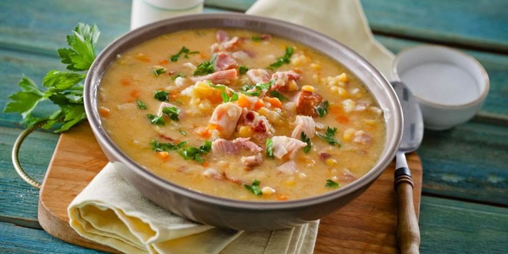 Как приготовить гороховый суп с мясом в мультиварке