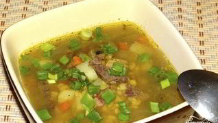 Рецепт Горохового супа с ребрышками в мультиварке