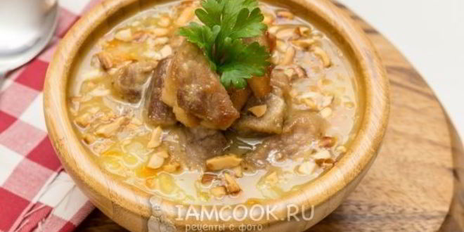 Рецепт горохового супа со свининой
