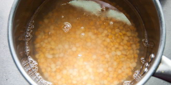 Рецепт горохового супа в буханке