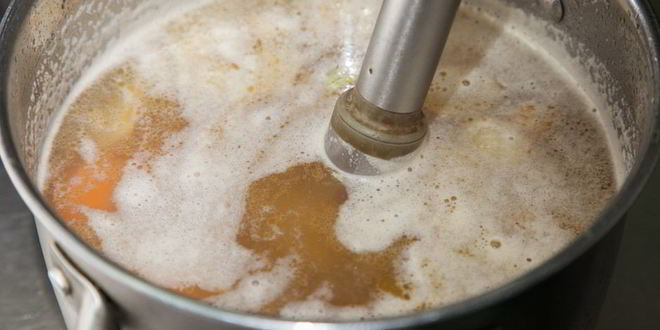 Рецепт горохового супа в буханке