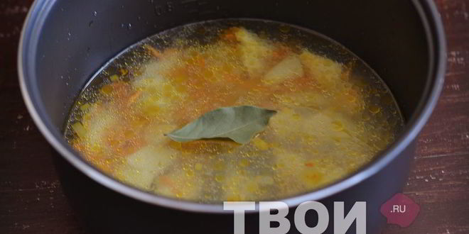 Рецепт горохового супа в мультиварке