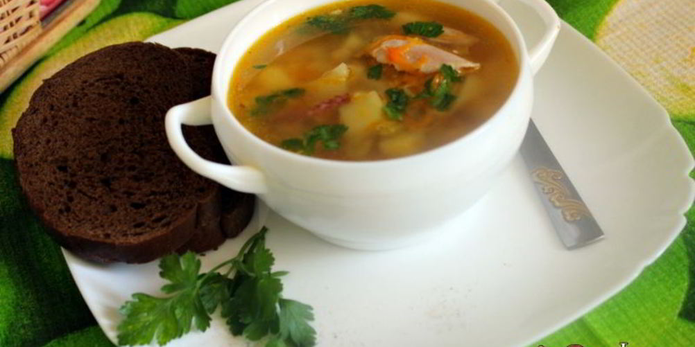Как приготовить куриный суп с зеленым горохом и чечевицей бобовый дуэт