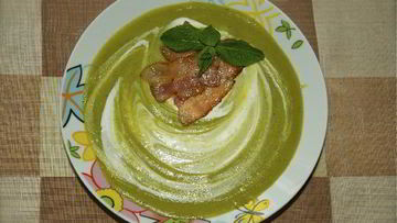 Рецепт Мятна-горохового крем-суп