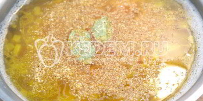 Рецепт постного горохового супа