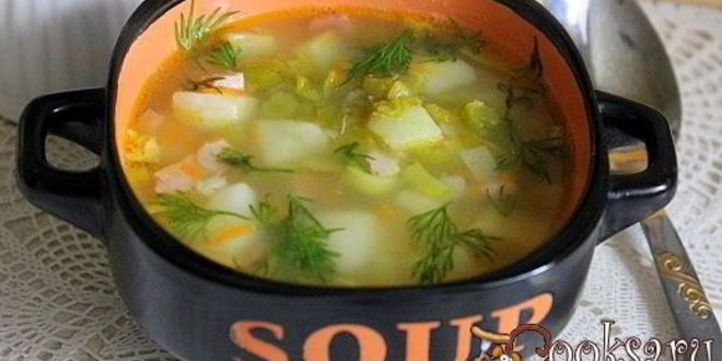 Рецепт супа из зеленого гороха с копченостями