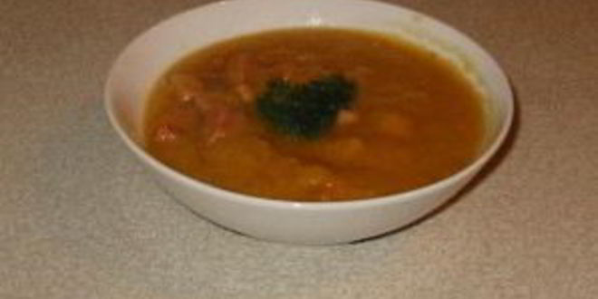 Рецепт супа с горохом и окороком