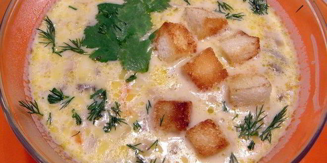 Рецепт грибного супа