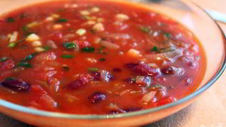 Рецепт Густого супа с фасолью