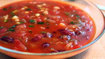 Рецепт Густого супа с фасолью