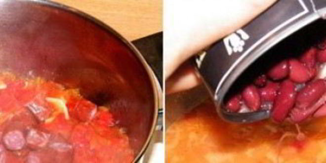 Рецепт густого супа с фасолью