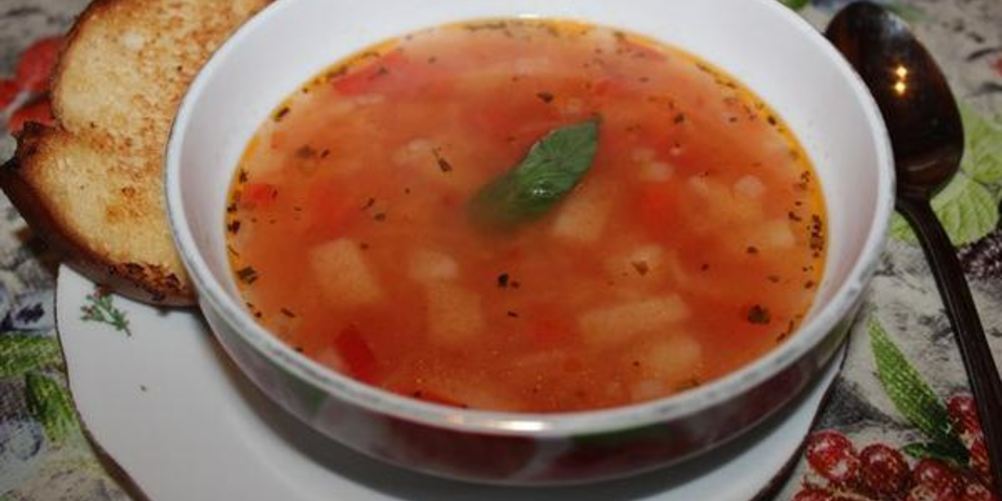 Как приготовить итальянский постный томатный суп