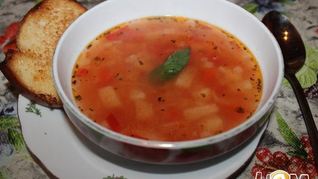 Рецепт Итальянского постного томатного супа
