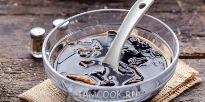 Рецепт картофельного супа с беконом и сушеными грибами