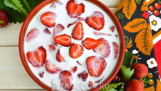 Рецепт Холодника с клубникой