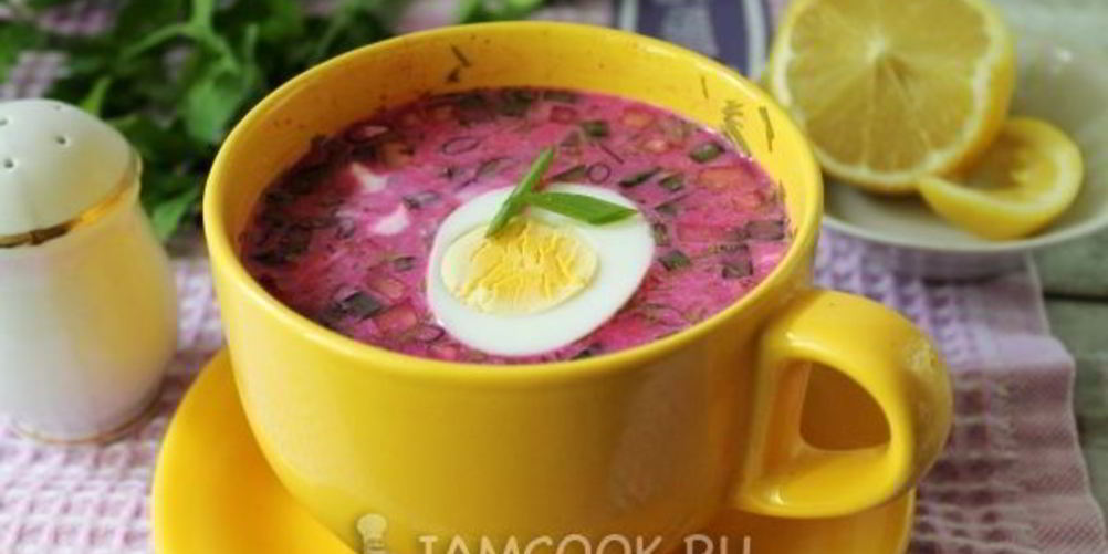 Как приготовить холодника со свеклой на кипяченой воде