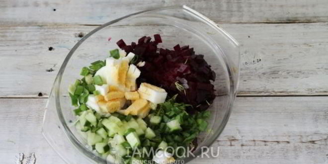 Рецепт холодника со свеклой на кипяченой воде