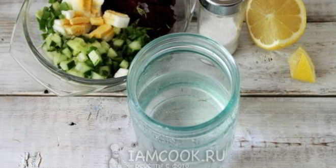 Рецепт холодника со свеклой на кипяченой воде