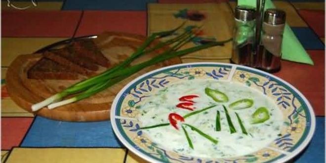 Рецепт холодного кефирного супа