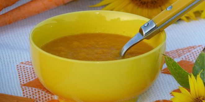 Рецепт холодного морковно-апельсиновый крем-суп