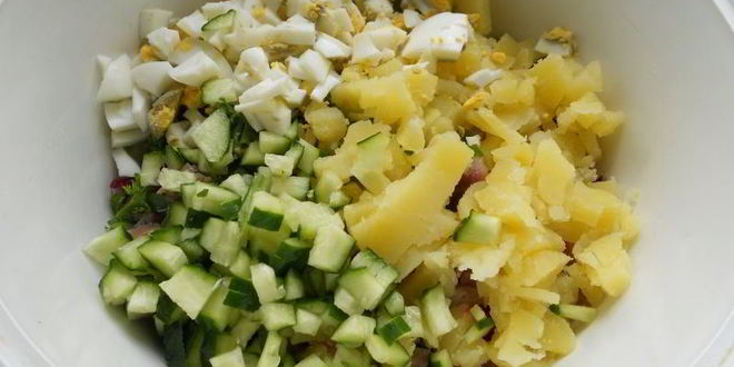 Рецепт холодного норвежского супа с селедкой