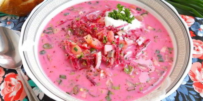 Рецепт холодного норвежского супа с селедкой