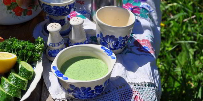 Рецепт холодного огуречного супа таратор